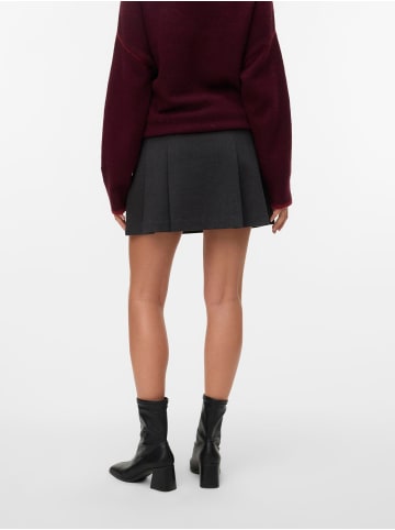 Vero Moda Plissierter Rock in Dark Grey Melange