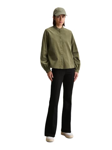 Marc O'Polo DENIM Ausgestellte Cordbluse cropped in Desert Sage