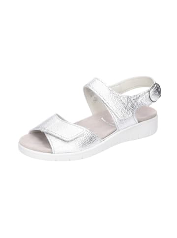 Semler Plateausandaletten in silber