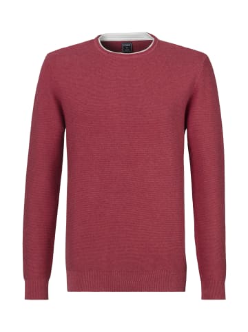 AUTHENTIC LE JOGGER Strickpullover in rot-meliert