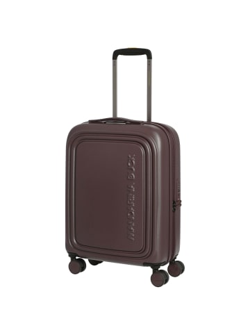 Mandarina Duck Logoduck+ - 4-Rollen-Kabinentrolley 52 cm erw. (deep blue) in choco ice