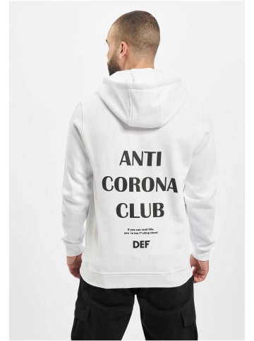 DEF DEF Kapuzenpullover in white
