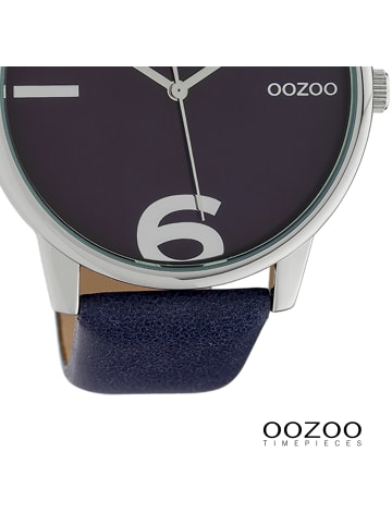 Oozoo Analog-Armbanduhr Oozoo Timepieces dunkelblau groß (ca. 45mm)