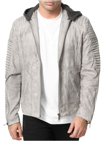 Tazzio Lederjacke "A800" - in Grau