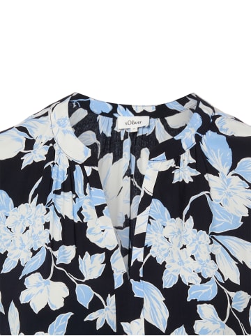 s.Oliver Bluse in blau schwarz - 0003