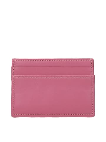 Pink Leder Kartenetui
