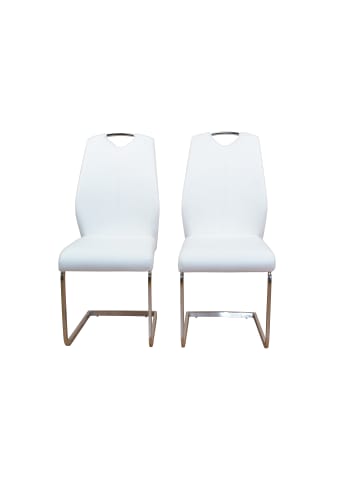 möbel-direkt Schwingstuhl-Set, 2tlg. Stühle 2er-Set in weiß
