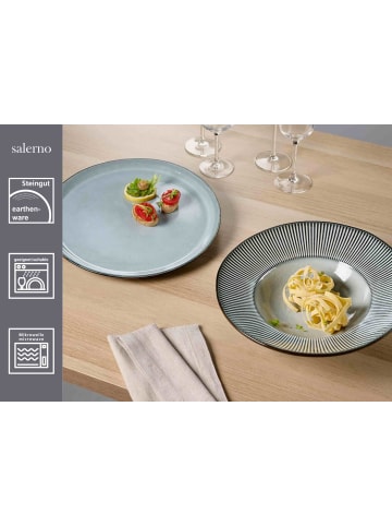 Ritzenhoff & Breker 4er Set Pizzateller Salerno ø 32 cm in grau