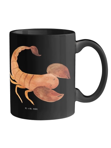 Mr. & Mrs. Panda Tasse Skorpion Unikat mit Spruch in Schwarz
