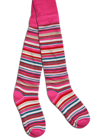normani Baby Thermostrumpfhose -Ringelmuster in Pink