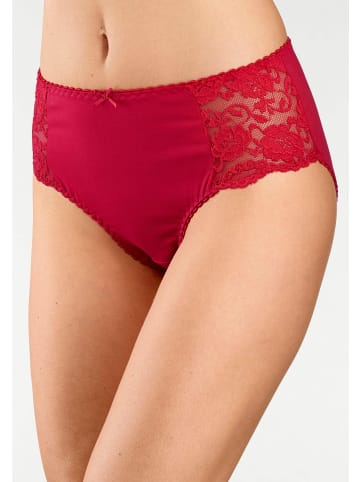 PETITE FLEUR Hüftslip in rot, schwarz, weiß