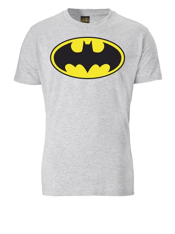 Logoshirt T-Shirt Batman - Logo in grau-meliert