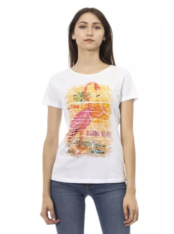 Trussardi Action Weiß Baumwolle Tops & T-Shirt
