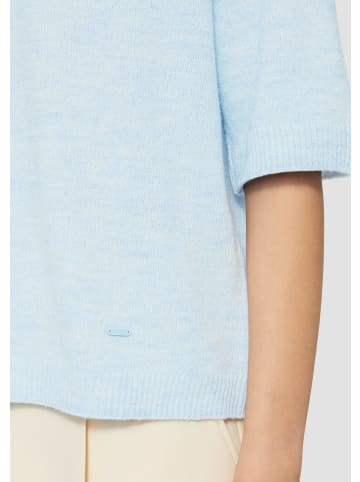 s.Oliver Strickpullover kurzarm in Blau
