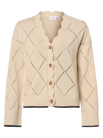 Vila Strickjacke VINuna in sand