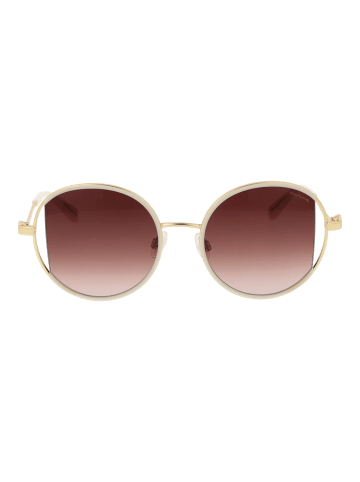 comma Damen Sonnenbrillen Rund Creme