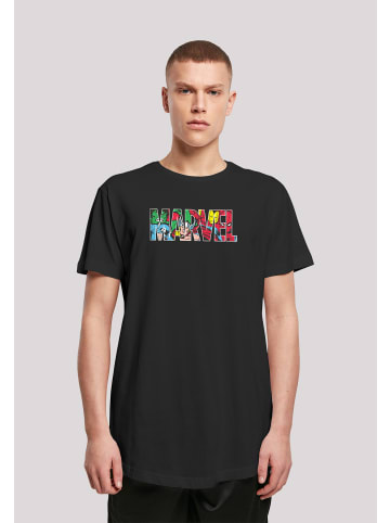 F4NT4STIC T-Shirt Marvel Avengers Logo Characters in schwarz