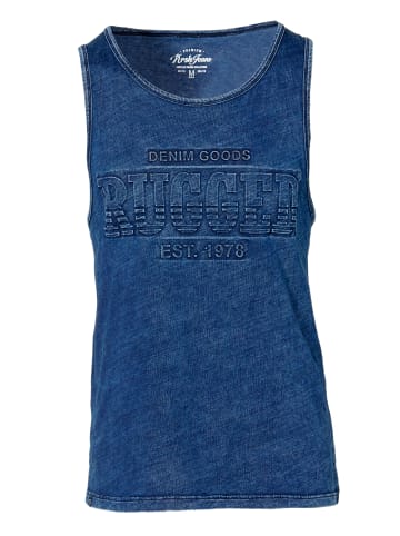 KOROSHI Tank Top Shirt in blau