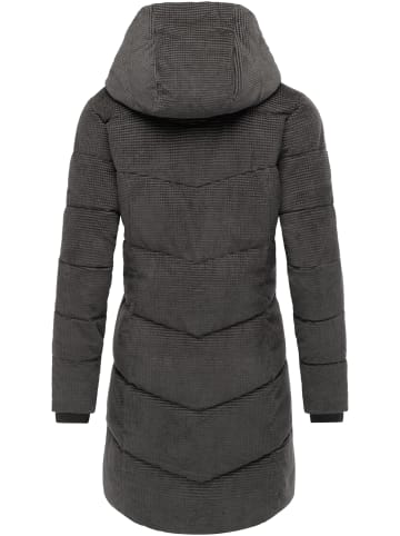 ragwear Wintermantel Pavla Cordy YOUMODO in Stone Grey