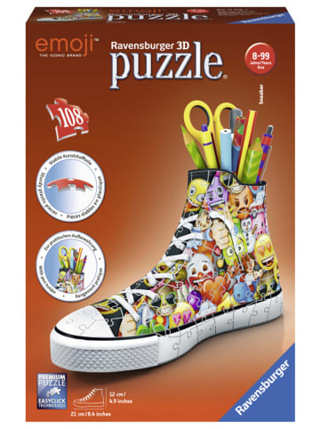 Ravensburger Ravensburger 3D Puzzle 11218 Sneaker Emoji - Praktischer Stiftehalter - 108...