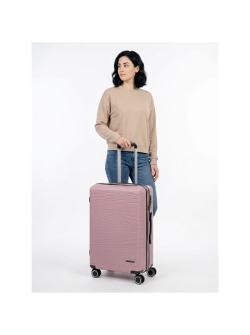 Franky Dallas 3.0 4 Rollen Trolley M 65 cm mit Dehnfalte old rose
