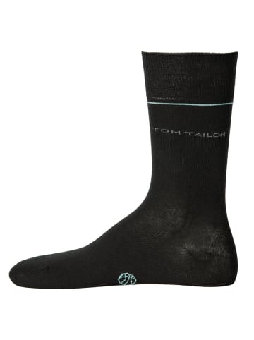 Tom Tailor Socken 7er Pack in Schwarz