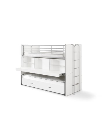 58 aufm Kessel HOCHBETT Kalinda 222x161x102 aus Holzwerkstoff+Metall in Weiß