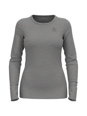 Odlo BL TOP crew neck l/s MERINO 20 in Anthrazit051