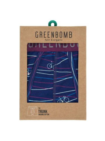 GreenBomb Trunk Bike Lanes in Marineblau