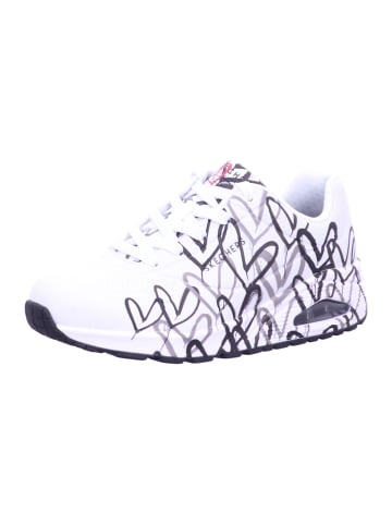 Skechers Damen- Schnürschuhe UNO - SPREAD THE LOVE in Weiß
