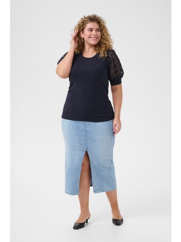 KAFFE curve T-shirt KCtana Regular fit in Midnight Marine