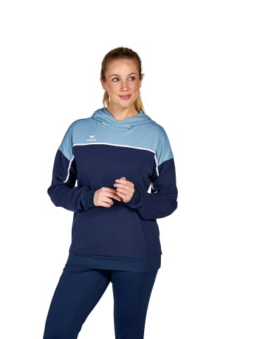 erima Damen Change By Erima Kapuzensweat in new navy/faded denim/weiß