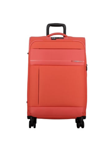 Jump Monthélys 4 Rollen Trolley 67 cm mit Dehnfalte in coral