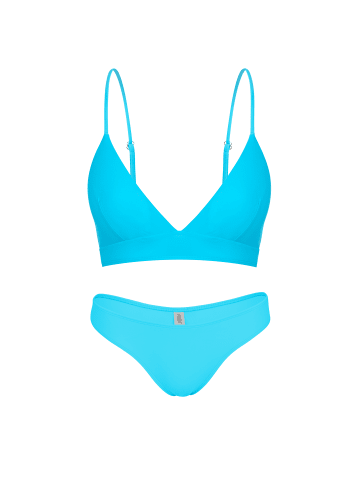 Yenita® Triangel Bikini - Top in Blau