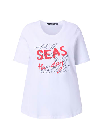 Ulla Popken Shirt in schneeweiß