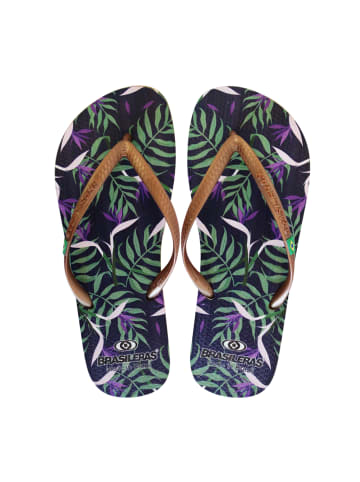 Brasileras Zehentrenner "Printed Tropicolo" in Gold