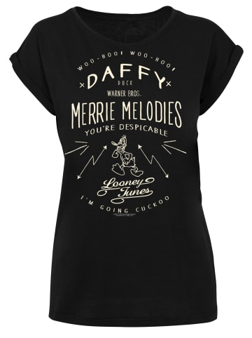 F4NT4STIC T-Shirt Looney Tunes Daffy Duck Vintage Merrie Melodies in schwarz