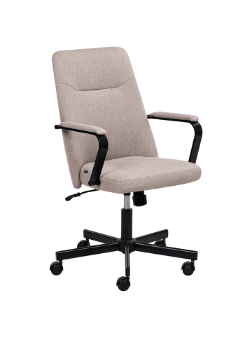 Beliani Bürostuhl CAROGA in Braun/Schwarz - (W) 62 x (H) 90 x (L) 62 cm