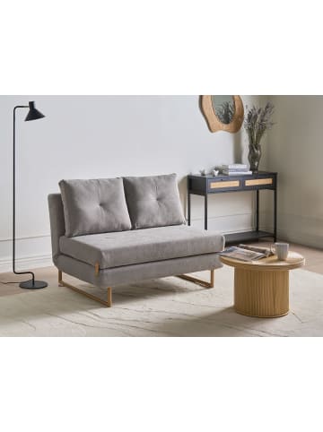 Beliani 3-tlg Schlafsofa JERSLEV in Grau/Braun