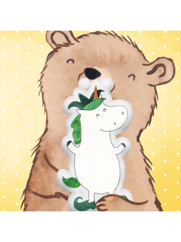 Mr. & Mrs. Panda Kuschelkissen Einhorn Joker ohne Spruch in Weiß