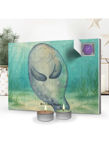 Mr. & Mrs. Panda Adventskalender Kerzen Seekuh Happy Design ohne... in Weiß