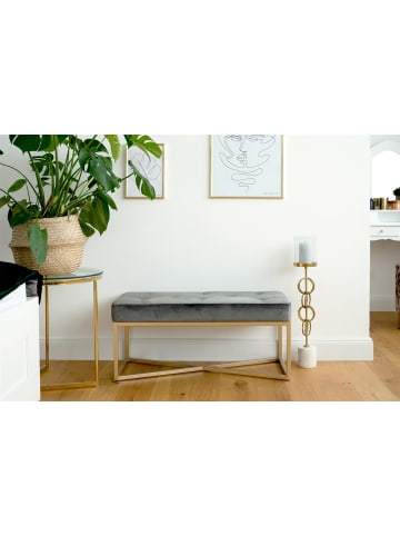 Kayoom Sitzbank Cameron 125 in grau - gold