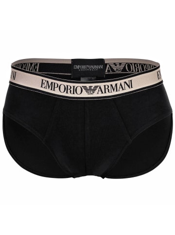 Emporio Armani Slip 3er Pack in Schwarz