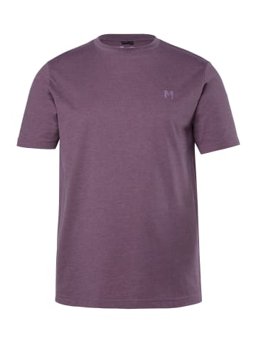 Men Plus Kurzarm T-Shirt in pflaume
