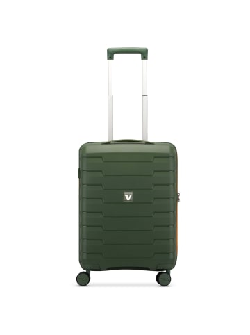 Roncato Skyline 2.0 Neon - 4-Rollen-Kabinentrolley S 55 cm (grey) in military green