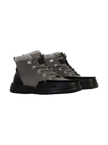Hey Dude Bradley Classic Tumbled – Hochgeschnittener Mokassin mit Schnürung Grau