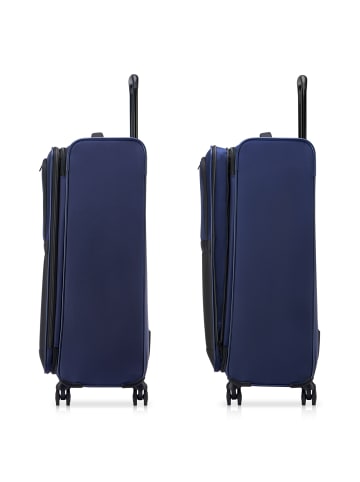 Roncato Metropolitan 4 Rollen Kofferset 3-teilig mit Dehnfalte in blue