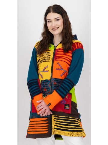 DEPROC Active Fleecejacke Patchwork NUNAVUT LONG WMN in Bunt