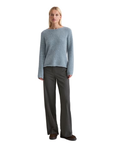 Marc O'Polo Bouclé-Pullover regular in Slate Blue