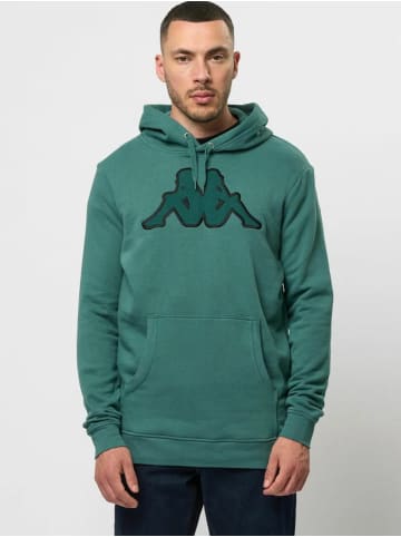 Kappa Hoodie Logo Airiti in Green Jasper